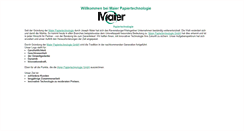 Desktop Screenshot of maier-papertech.com